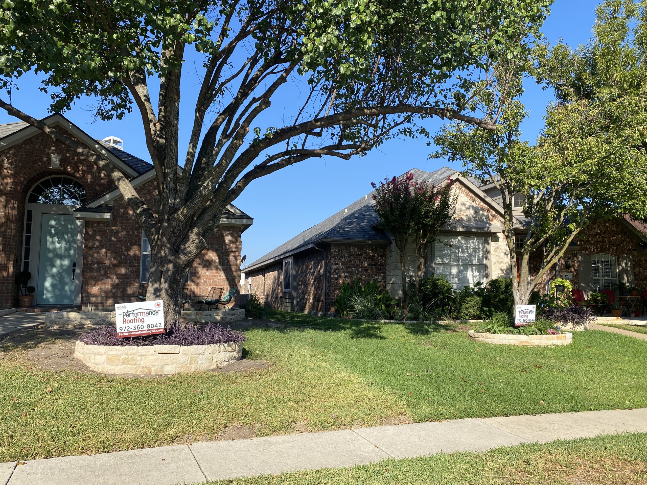 Replacing two roofs in Allen